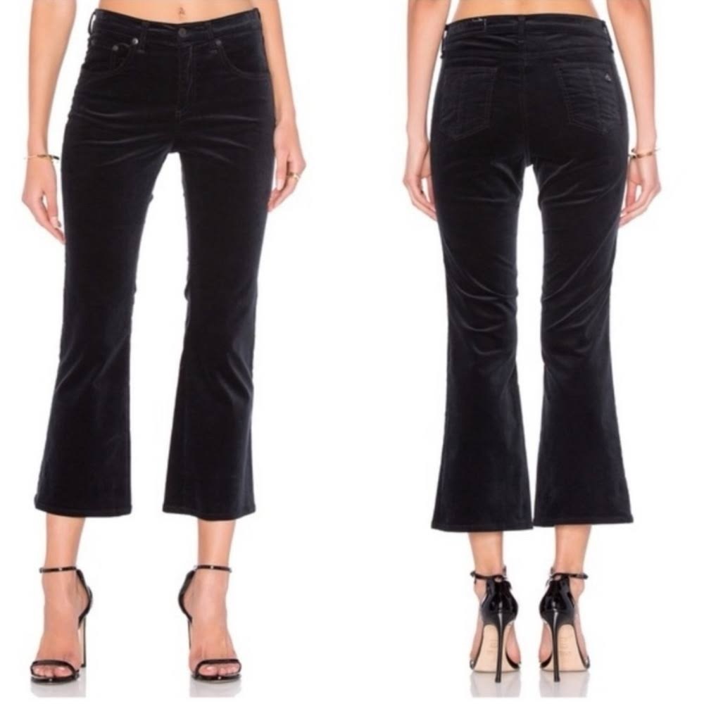 Rag & Bone 10” Cropped Flare - Velvet